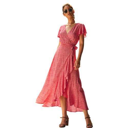 Women Clothing  Summer Printed Dress