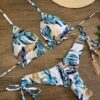 2021 Split Women Printed Swimsuit Swimsuit Sexy Triangle Bikini in Bikinis