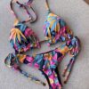 2021 Split Women Printed Swimsuit Swimsuit Sexy Triangle Bikini in Bikinis