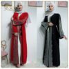 Middle East Dubai Oman Solid Color Diamond Robe Dress 2021 in Dresses