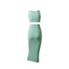 Spring And Summer Skirt Two-piece Women Clothing Supply Sexy Tight Dress in Skirt Sets