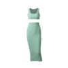 Spring And Summer Skirt Two-piece Women Clothing Supply Sexy Tight Dress in Skirt Sets