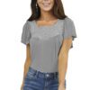 Sollinarry  Women V Neck Sleeveless Lace Tank Top Cute Summer Casual Blouse Shirts in Tops & Tees