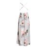 Women Deep V Neck Sexy Satin Backless Spaghetti Strap Maxi Party Dress in Dresses