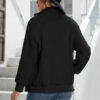 2021    Lamb Wool Cardigan Coat Double-Sided Plush Jacket Coat Top Women in Fuzzy Coats