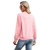 2021 New Christmas Series Letter Printing round Neck Loose Long Sleeves in Tops & Tees