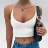 2021 Summer New Strap Sling Sexy Backless Halter Strap Camisole for Women in Tank Tops & Camis