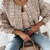 Hot Sale Spring Long Sleeve All-Matching Short Chanel-Style Jacket Coat for Women in Jackets