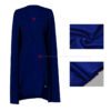 Autumn New Personalized Solid Color Long Large Cape  plus Size Women Suits Coat in Blazers Suits