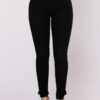 Popular Ultra High Waist Stretch Hip Lift Denim Skinny Pants in Jeans