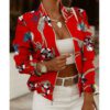2021 New Fall Women Clothing Zipper Decorations Long Sleeve Cardigan Jacket Women Small Coat in Jackets