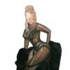 2021 Autumn  Women  Clothing New Sexy Mesh See-through Slim Fit Patchwork High Waist One-Piece Trousers in Jumpsuits