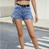 2021 Summer Denim Shorts Eye-Catching Shorts Denim with Belt in Shorts