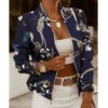 2021 New Fall Women Clothing Zipper Decorations Long Sleeve Cardigan Jacket Women Small Coat in Jackets