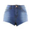 Marked Ripped Denim Shorts Women Jeans in Shorts