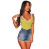Marked Ripped Denim Shorts Women Jeans in Shorts