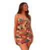 Style Summer New Women Strap Backless Fashionable Printed Elegant Slim-Fit Sheath Dress for Women in Dresses