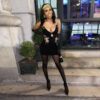 Sexy Cutout Low-Cut Sling High Waist Tight Solid Color Sheath Dress Women Clothing New in Dresses