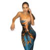 2021 Women Autumn and Winter Clothing New Fashion Suspenders Low Cut Backless Hollow Sexy Sheath Dress in Dresses