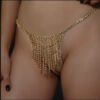 Arrival Accessories Body Cha Tassel Rhinestone Underwear Sexy Rhinestones Body Cha Underwear Nightclub Rhinestone Clothing in Accessories