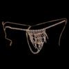Arrival Accessories Body Cha Tassel Rhinestone Underwear Sexy Rhinestones Body Cha Underwear Nightclub Rhinestone Clothing in Accessories