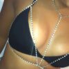 Ornament  Bikini Bra Chain Gothic Body Sexy Personalized Welding Body Cha Necklace in Accessories