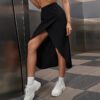 Women Clothing A line Skirt Stretch Skirt Women Summer Niche Sense Skirt in Skirts
