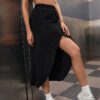 Women Clothing A line Skirt Stretch Skirt Women Summer Niche Sense Skirt in Skirts