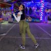 Women Wear Summer Casual Two Side Pocket Button Ribbon Skinny Trousers in Pants