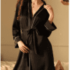 Secret Love Imitated Silk Pajamas in Nightdresses Robes