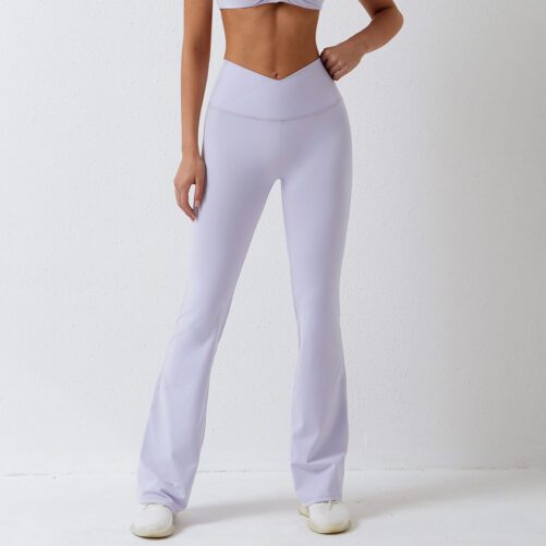 Brushed Tight Dance Wide-Leg Pants in Sports Pants