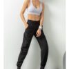 Pleated Slim-Fit Fitness Sports Pants in Sports Pants