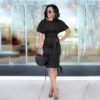 Slim Fit Business Wear Dress in Dresses