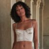 Bohemian Boning Satin Corset in Bralettes