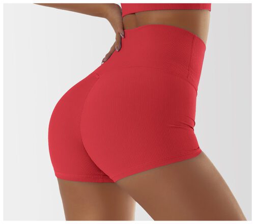 Hip Lifting Nude Yoga Shorts in Sports Shorts