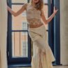 Bohemian Boning Satin Corset in Bralettes