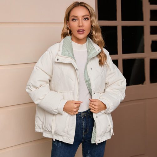 Padded Collared High Quality Coat in Puffer Coats