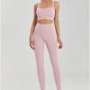Plus Size Fitness Running High Shockproof Yoga Clothes Big Chest Show Small Beauty Back Zipper Bra in Sports Bras