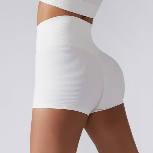 Hip Lifting Nude Yoga Shorts in Sports Shorts