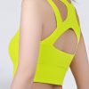 Front Zipper Sports One Piece Chest Pad Fitness Running Yoga Bra in Sports Bras