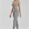 Plus Size Fitness Running High Shockproof Yoga Clothes Big Chest Show Small Beauty Back Zipper Bra in Sports Bras