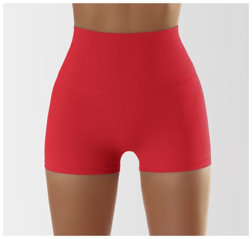 Hip Lifting Nude Yoga Shorts in Sports Shorts