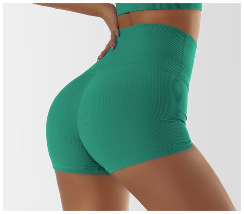 Hip Lifting Nude Yoga Shorts in Sports Shorts