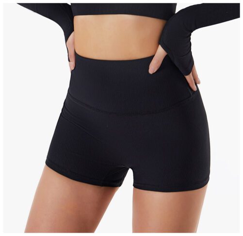 Hip Lifting Nude Yoga Shorts in Sports Shorts