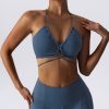 Sexy Nude Yoga Bra Quick-Drying Sports Underwear in Sports Bras