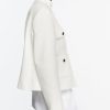 French Stand Collar Texture Blazer in Blazers Suits