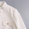 French Stand Collar Texture Blazer in Blazers Suits
