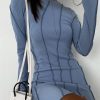 Hit Line Bell Sleeve Dress in Dresses