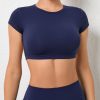 Tight Quick Drying Sports Yoga Beauty Back T-Shirt in Sports Tops