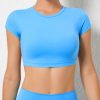 Tight Quick Drying Sports Yoga Beauty Back T-Shirt in Sports Tops